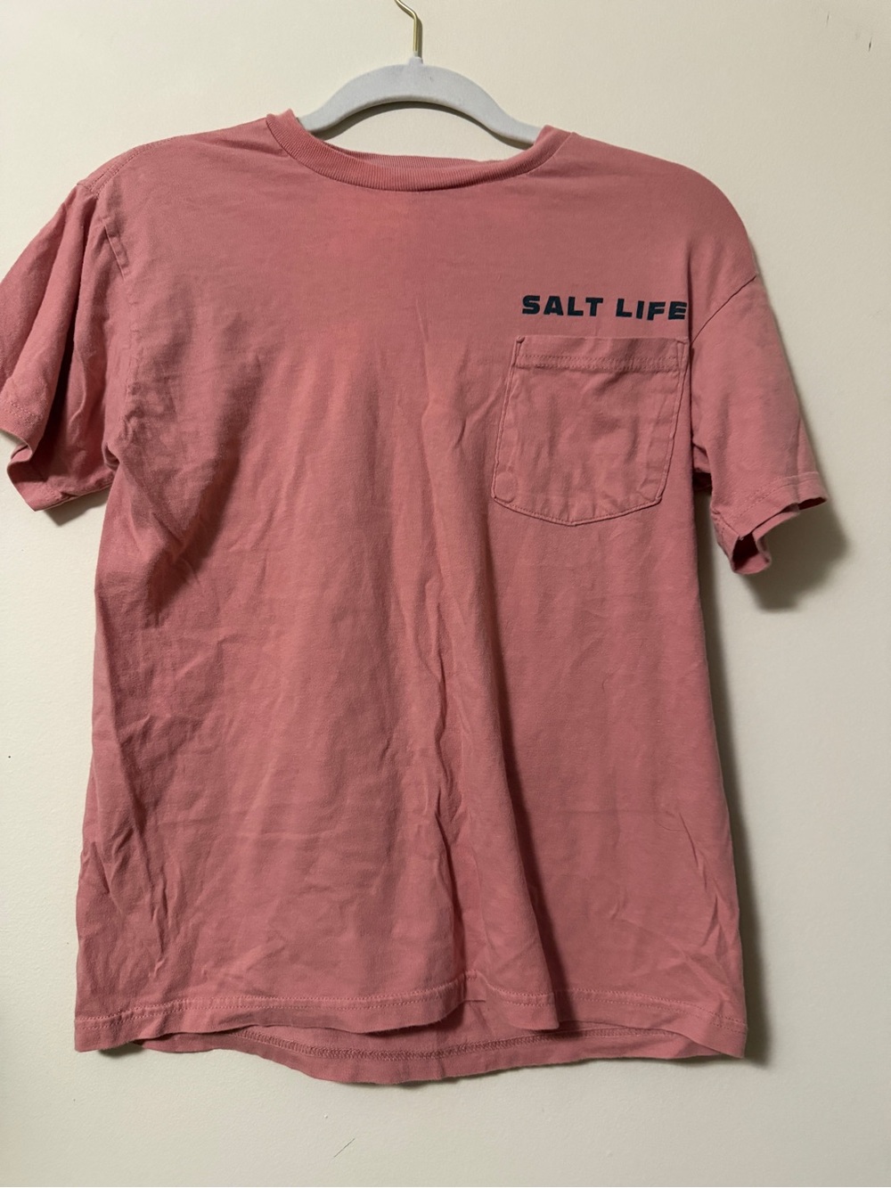 Salt Life Short Sleeve Pocket Tee - Rose
